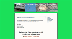 Desktop Screenshot of patagoon.nl